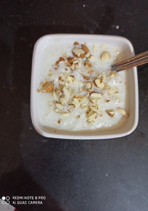 A picture of Rice kheer.