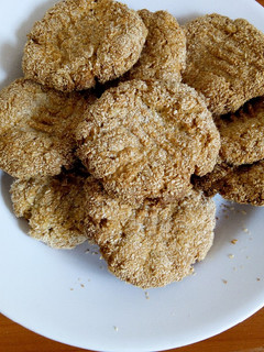 A picture of Coconut oats cookies.