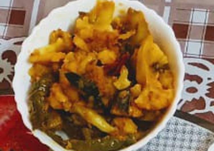 Recipe of Super Quick Homemade Aloo gobhi ki sabji