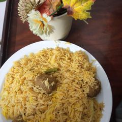 Kofta biryani A picture of Kofta biryani.