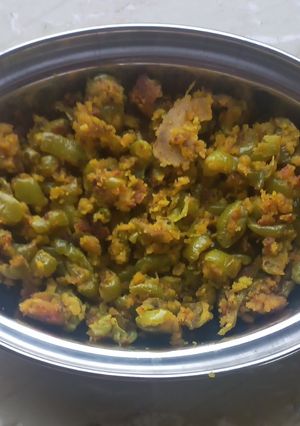 A picture of Snake Gourd Dry Sabji.