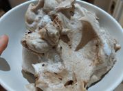 Una foto de merengue con stevia