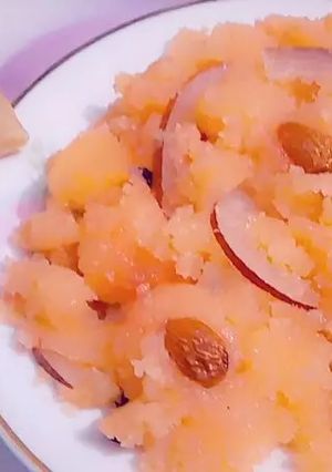 A picture of Suji ka halwa Recipe 😋.