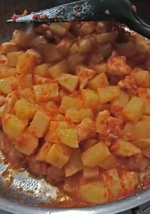 Foto resep Sambal goreng kentang plus ayam