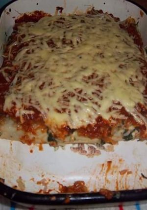 Una foto de Canelones de verdura