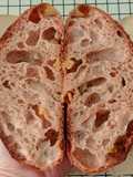 Dragon Fruit Mango Sourdough Bread