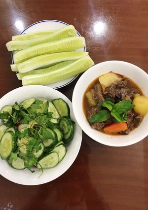 Hình của món Bánh mì sốt vang nhân ngày trời trở lạnh.