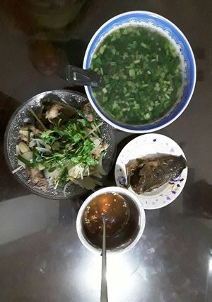 Hình của món Bò hầm xả.