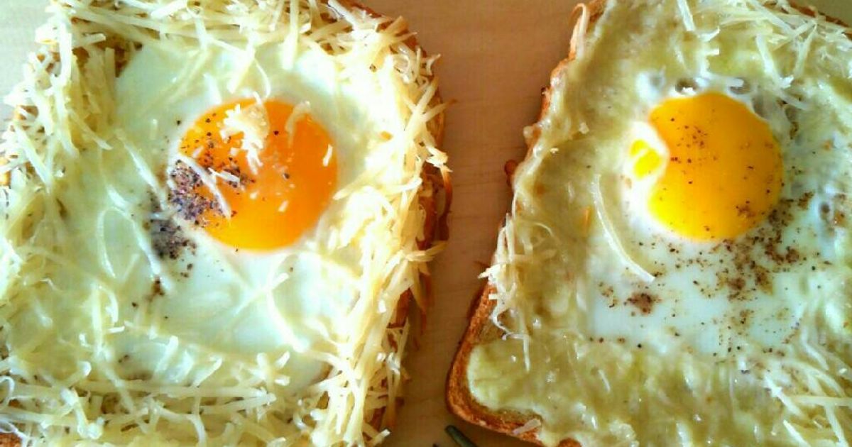 Resep egg cheese toast rumahan enak dan mudah - Cookpad