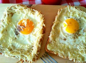 Foto resep Cheesy egg toast breakfast/roti tawar jabrik keju telur teflon