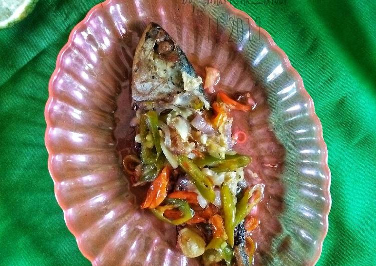 Resep Ikan asin peda sambal iris, Bisa Manjain Lidah