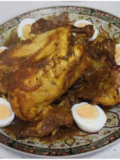 Una foto de Pollo a la moruna