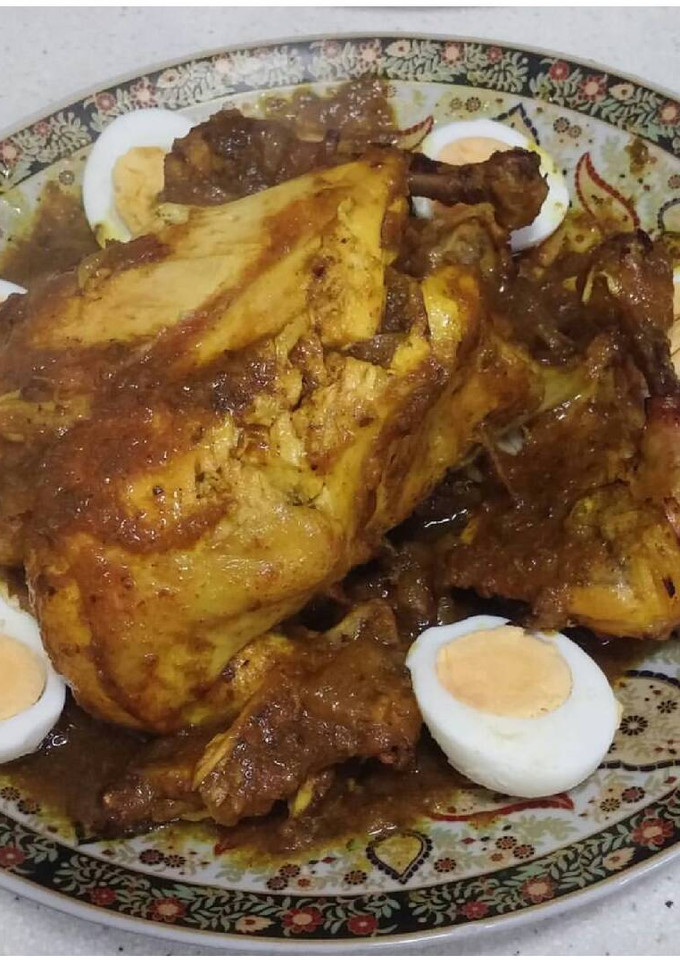Una foto de Pollo a la moruna