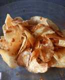 Patatas fritas con salsa perrins