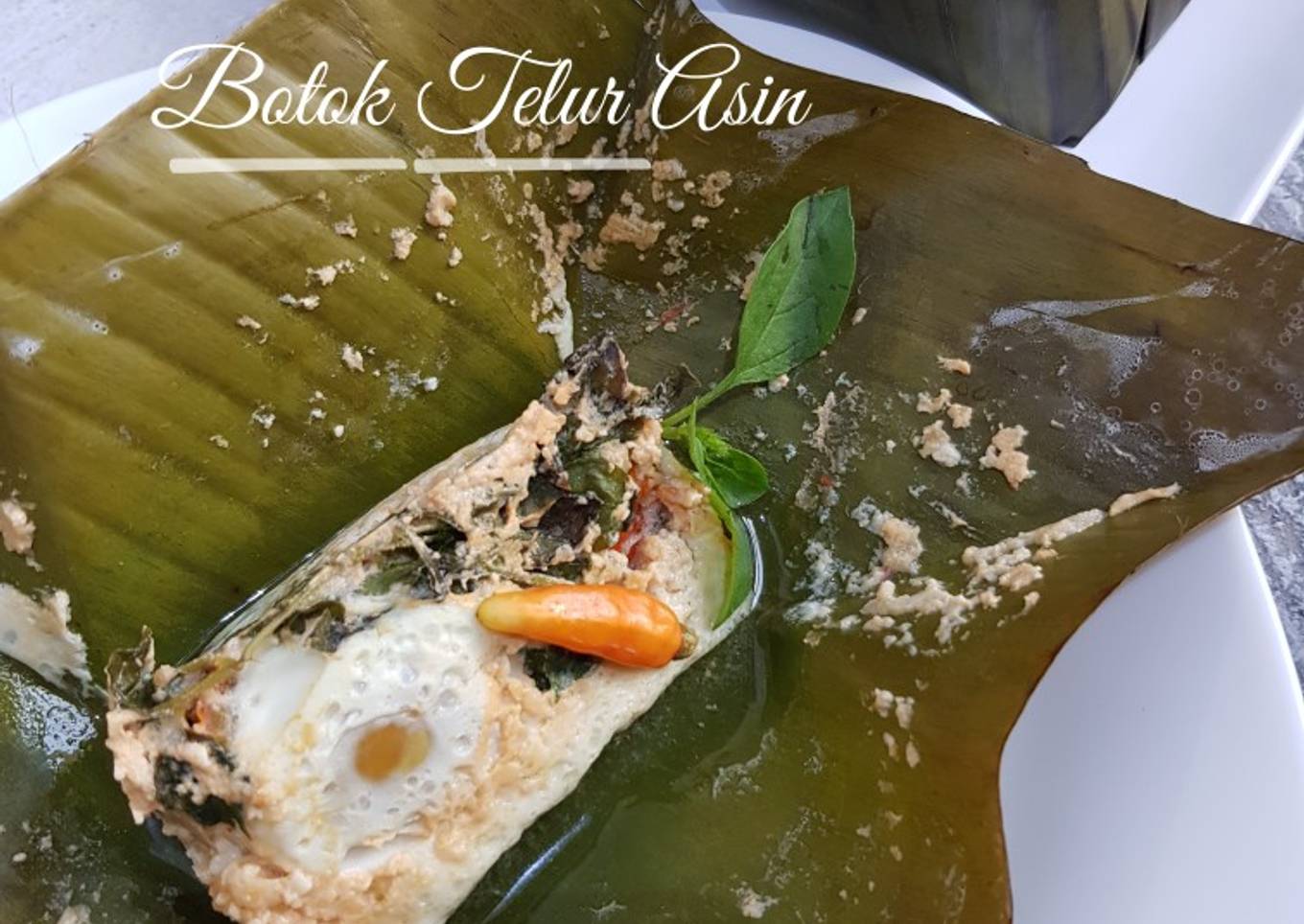 Botok Telur Asin