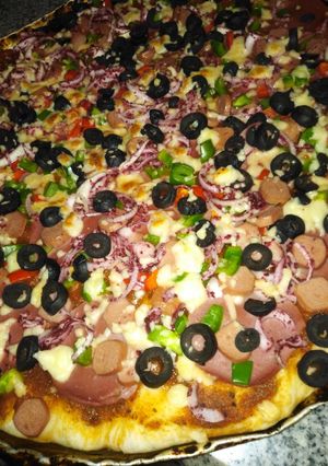 صورة لوصفة 🍕😋 بيتزا سوبر 🤤 🍕