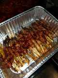 BBQ Bacon Wrapped Asparagus Spears