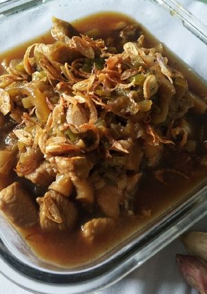 Foto resep Ayam jamur (untuk mie ayam)