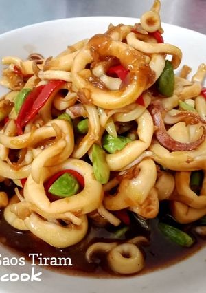 Foto resep Cumi Pete Saos Tiram
