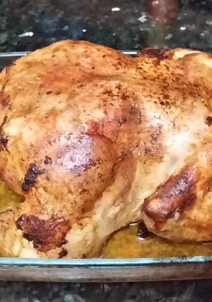 Una foto de Pollo al horno casero