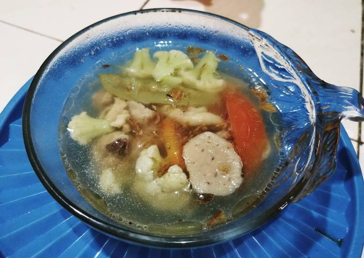 Sup ayam sederhana