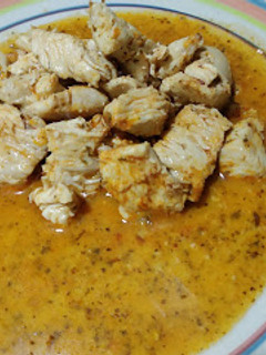 Una foto de Pollo al pimentón con Thermomix