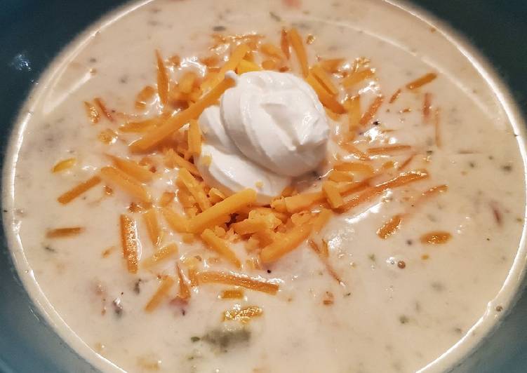 Instapot Ham &amp; Potato Chowder