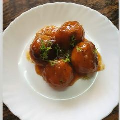 A picture of Veg Manchurian.