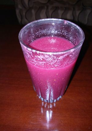 A picture of Beetroot juice.
