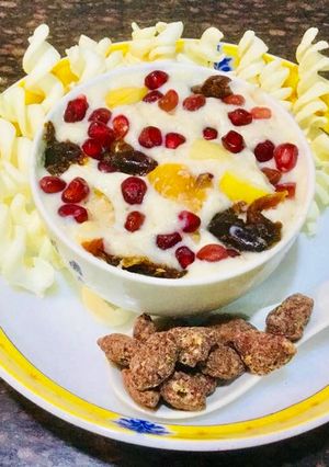 A picture of Fruits and Yogurt Pasta.
