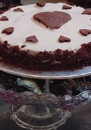A picture of Red velvet cake.