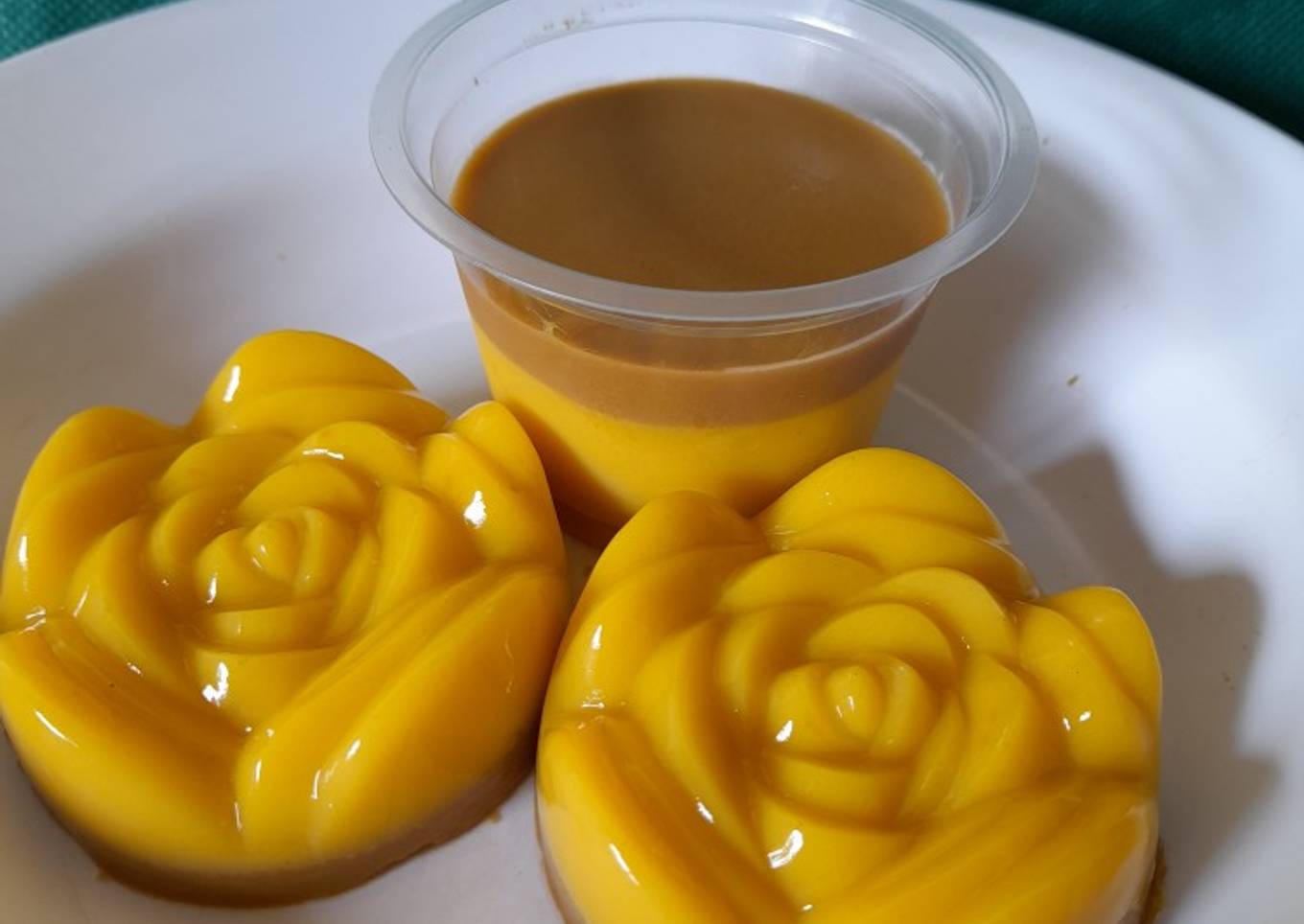 Puding Labu Kuning Milo snack MPASI