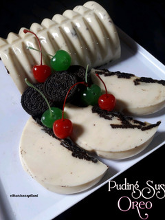Foto resep Puding Susu Oreo