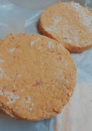 Una foto de Hamburguesas de garbanzos y calabaza