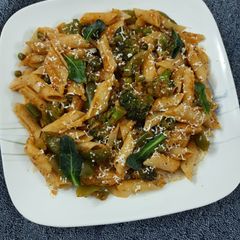 Hariyali pasta A picture of Hariyali pasta.