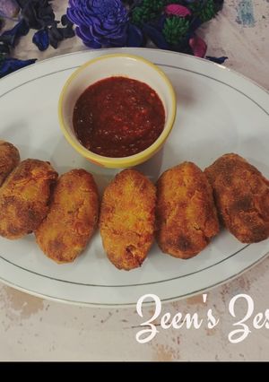 A picture of Sweet Corn Cheese Croquettes.