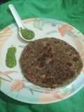 Left over masoor di dal da paranthe nal dhaniye di chatni