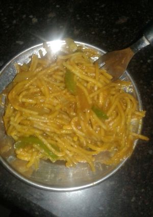 A picture of Noodels.