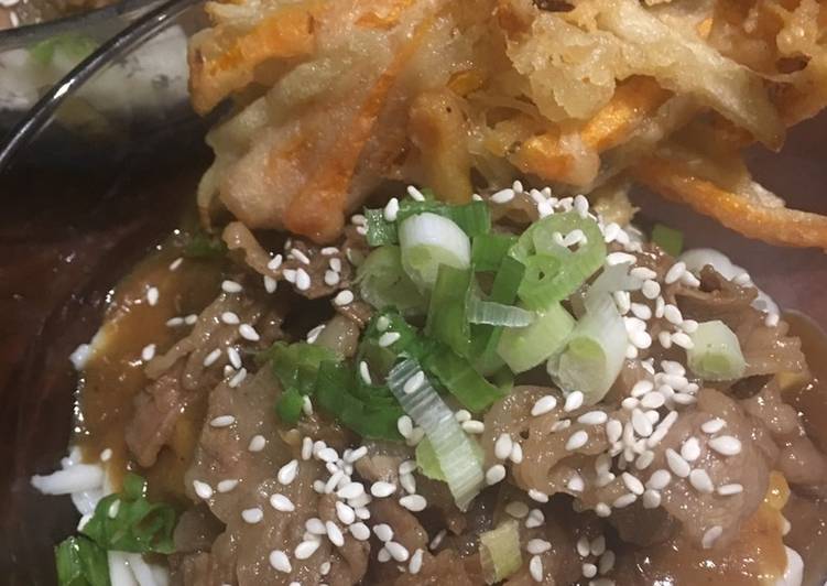 Beef Curry Udon homemade