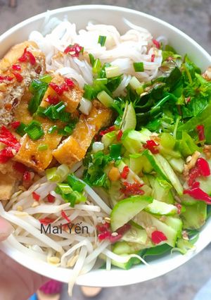 Hình của món Bún nước tương.