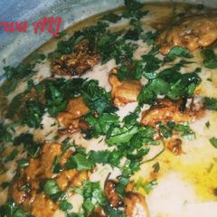 A picture of Winter special karhi pakora.