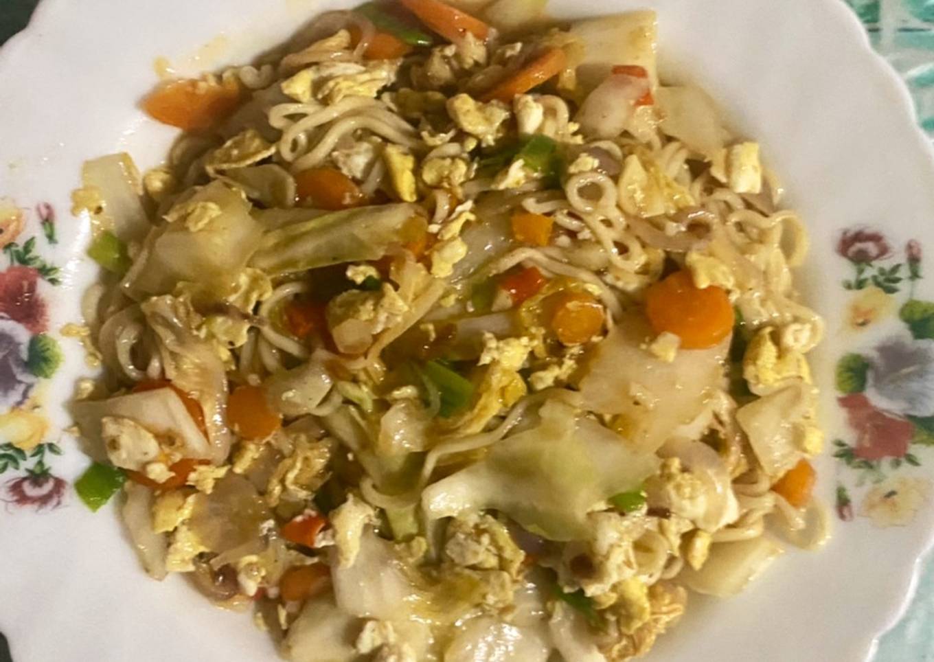 Capcay Goreng Mie Kari Instant
