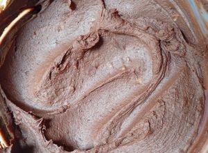 Una foto de Ganache de chocolate para relleno