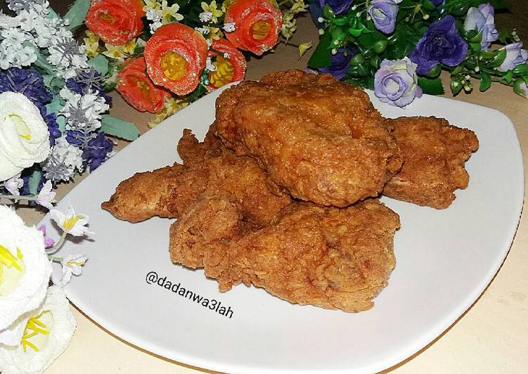 Bagaimana Membuat Ayam Goreng Pedas KFC Style 😊 Anti Gagal