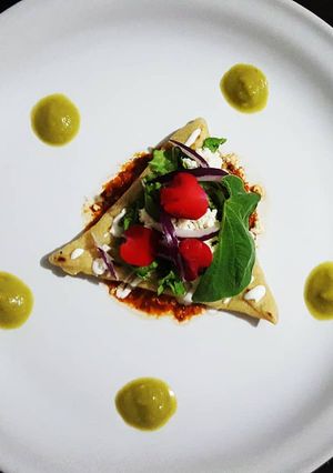 Una foto de Tetelas de frijol