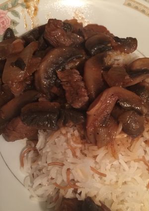 A picture of Mushroom Beef Stew.