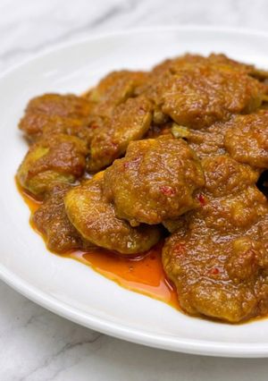 印尼環臭豆燉煮料理(Semur Jengkol) 的食譜成品照片