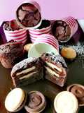 Muffin al cacao ripieni ai Ringo