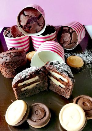 Foto di Muffin al cacao ripieni ai Ringo