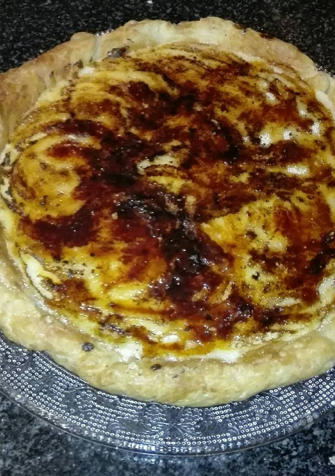 Una foto de Tarta de arroz con leche en hojaldre en la olla GM f